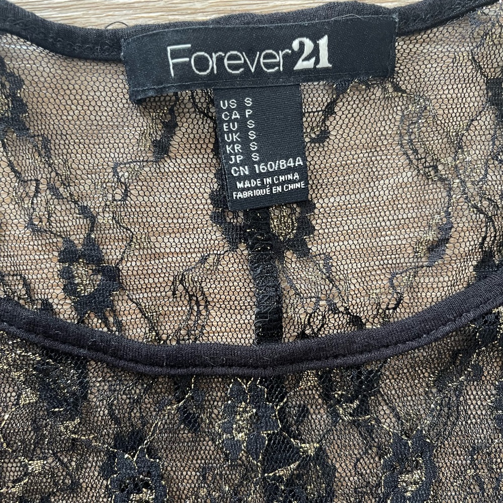 F21 Sheer Top - Picture 2 of 7